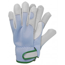 WERKHANDSCHOENEN GEITENLEER BLAUW MT. L