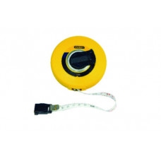 STANLEY LANDMETER FIBERGLAS 30M 12,7MM GESLOTEN KAST