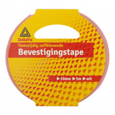 DELTAFIX BEVESTIGINGSTAPE WIT 5M 19MM 1.0MM