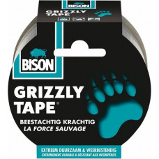 BISON GRIZZLY TAPE ZILVER ROL 10M*6 NLFR