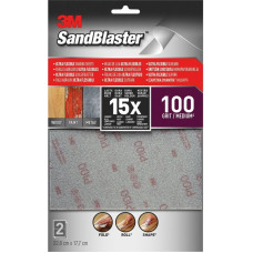 3M SANDBLASTER ULTRA FLEXIBLE SCHUURVELLEN, MEDIUM, 22.8CM X 17.7CM, 2