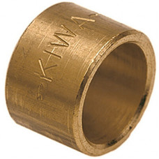 MES.CAP.EINDKAP 22MM PLIEGER LABEL BL/GL 2ST (G/K)