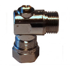 PLIEGER LABEL BL 1ST (-) KOGELSTOPKRAAN 3/8"BUX15 KNEL