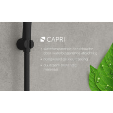 CAPRI HANDDOUCHE, MAT ZWART